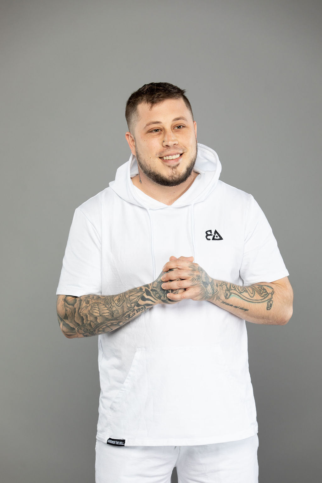 Bell Power Muscle Hoodie - White
