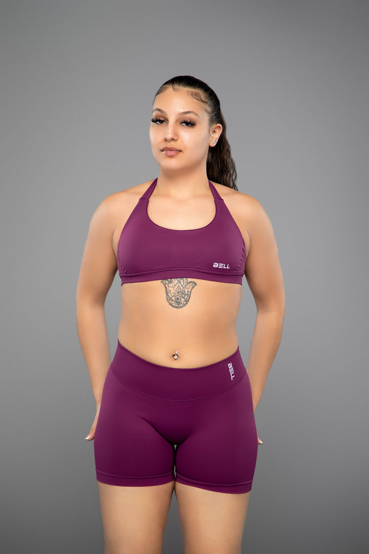 Electric Sculpt Bra - Plum