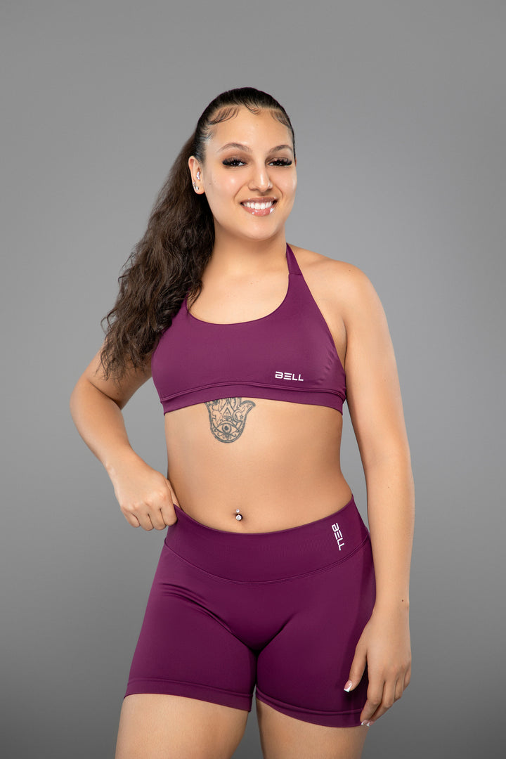 Electric Sculpt Bra - Plum