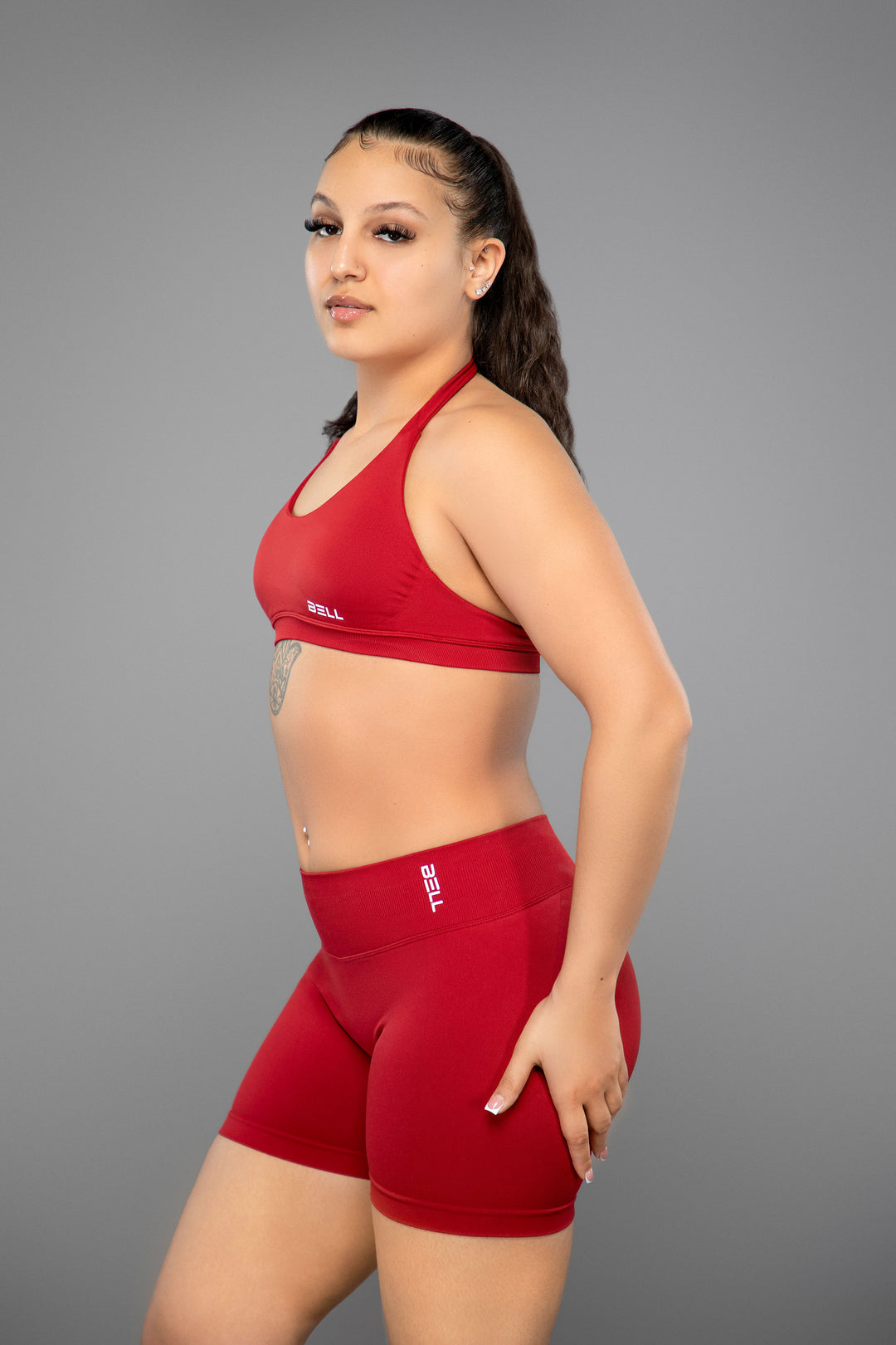 Electric Sculpt Bra - Cherry