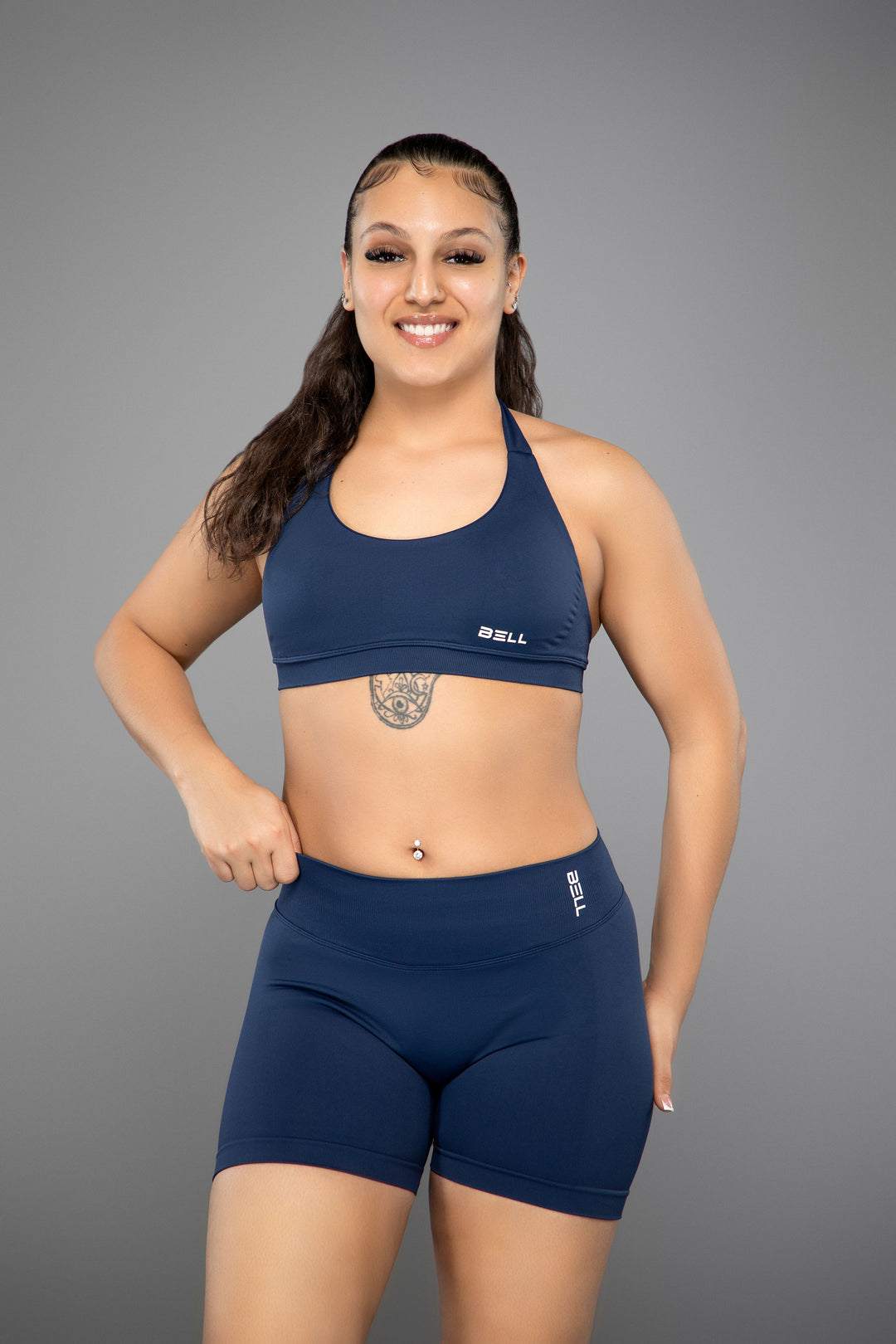 Electric Sculpt Bra - Storm Blue