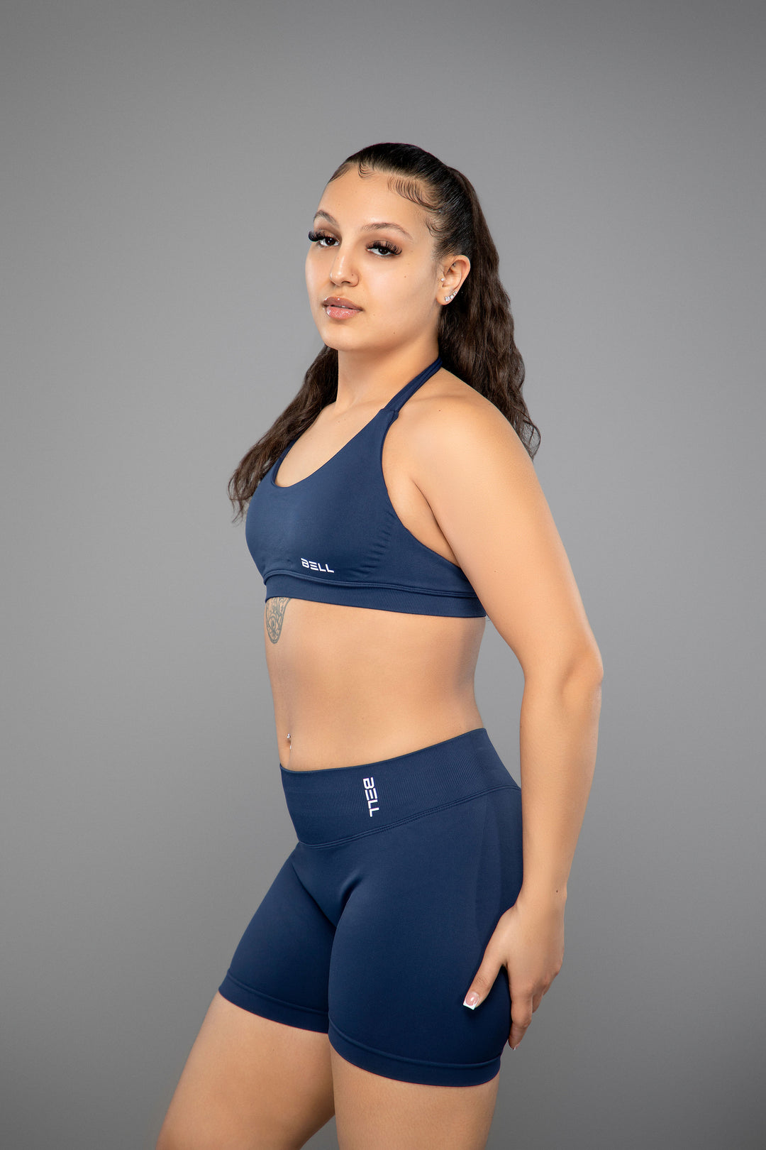 Electric Sculpt Bra - Storm Blue