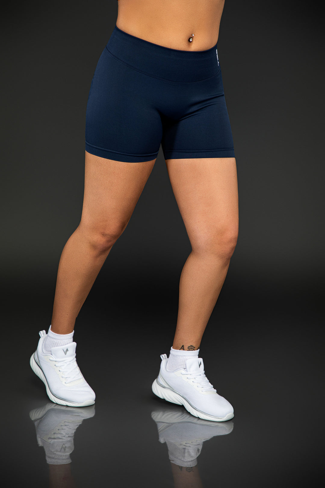 Bell Seamless Scrunch Shorts - Storm Blue